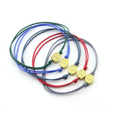PACK de 5 pulseras San Benito dorado